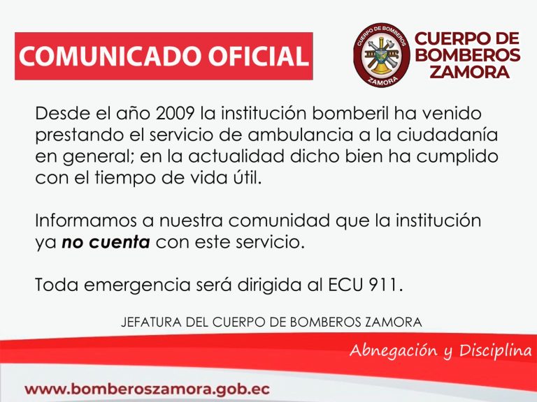 COMUNICADO OFICIAL