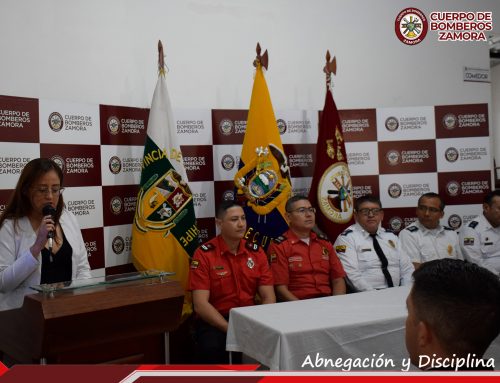 Bomberos de Zamora Chinchipe, Loja y Morona Santiago dan inicio al curso Básico de Sistema de Comando de Incidentes
